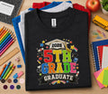 Back to School  5th Grade Graduate 2026 Shirt, Fifth Grade Graduation Tee