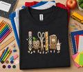 Cute Back to School Shirt, Leopard School Supplies Teacher Tee