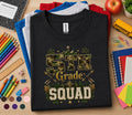 5th Grade Squad Shirt, Camo Back to School Tee