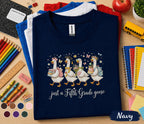 Just a Fifth Grade Goose Shirt, Cute Back to School Tee, Funny 5th Grade Student Gift, First Day of School Shirt with Graduation Goose
