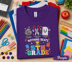 Nothing Beats 5th Grade Shirt, Rock Paper Scissors Back to School Tee, Funny First Day of Fifth Grade Student Gift, Cute School Outfit