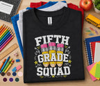 Fifth Grade Squad Shirt, 5th Grade Back to School Tee