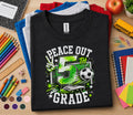 Peace Out 5th Grade Soccer Shirt, Last Day of 5th Grade Tee