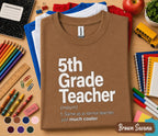 5th Grade Teacher Shirt, Fifth Grade Teacher Definition Tee, Back to School Teacher Shirt, Elementary School Teacher Gift, Classroom Outfit
