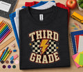 Third Grade Shirt, Retro Third Grade Back to School Tee