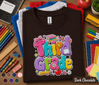 Third Grade Shirt, Cute Back to School Tee, First Day of 3rd Grade Shirt, Colorful School Student Tee, Third Grade Kids Gift Teacher