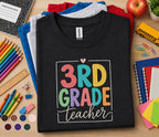 3rd Grade Teacher Shirt, Back to School Teacher Tee