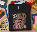 Wild About 3rd Grade Shirt, Leopard Back to School Tee