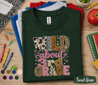 Wild About 3rd Grade Shirt, Leopard Back to School Tee, First Day of Third Grade Shirt, Cute Animal Print 3rd Grader Outfit