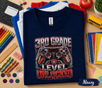 3rd Grade Level Unlocked Shirt, Gamer Back to School Tee, First Day of Third Grade Gaming Shirt, Video Game Controller Student Gift