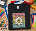 2nd Grade Daisy Shirt, Cute Second Grade Back to School Tee Girls