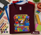 My 1st Day of 2nd Grade Shirt 7 Years Old Ready to Learn Back to School Tee First Day of School Student Gift Second Grade Outfit