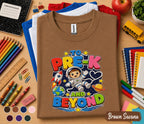 To Pre-K and Beyond Shirt First Day of Pre K Tee Astronaut Back to School Shirt Space Preschool Outfit Toddler Kindergarten Ready Kids Gift