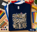 Bruh We Back Shirt Back to School Camo Teacher Student Tee Funny First Day School Outfit Classroom Apparel Trendy School Gift