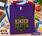 Kindergarten Camo Shirt Military Style Back to School Tee First Day of Kindergarten Kids Army Camouflage Student Gift Teacher Kindergarten