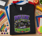 Rollin Into Kindergarten Shirt Monster Truck Back to School Tee First Day of Kindergarten Shirt Truck Lover Kids Scho...