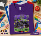 Rollin Into Kindergarten Shirt Monster Truck Back to School Tee First Day of Kindergarten Shirt Truck Lover Kids School Outfit Boy Gift