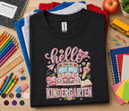 Hello Kindergarten Shirt, First Day of Kindergarten Tee