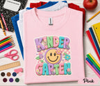 Kindergarten Shirt, Cute Floral Kindergarten Tee, First Day of Kindergarten Shirt, Back to School Kids Shirt, Teacher Student School Gift
