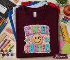 Kindergarten Shirt, Cute Floral Kindergarten Tee, First Day of Kindergarten Shirt, Back to School Kids Shirt, Teacher Student School Gift