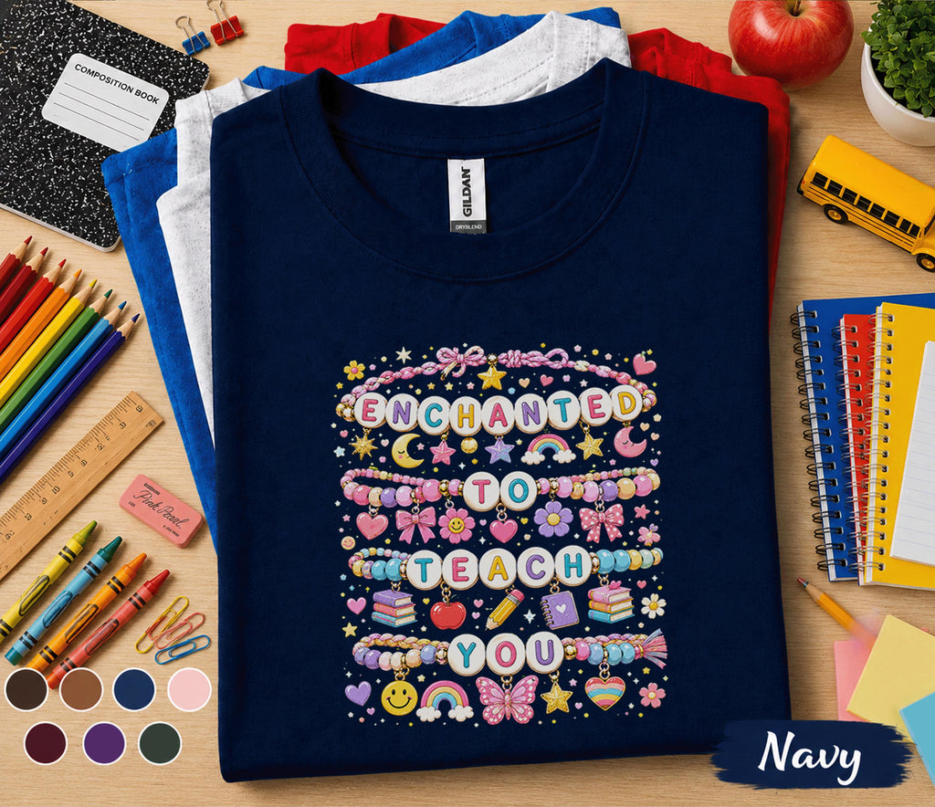 Enchanted to Teach You Shirt, Cute Teacher Shirt, Back to School Teacher Tee, First Day of School Outfit, Elementary Teacher Gift