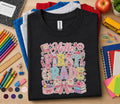 Hello First Grade Shirt, First Day of School Coquette Bow Tee