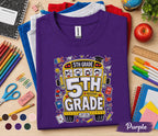 5th Grade Back to School Shirt, First Day of 5th Grade Tee, School Bus Student Shirt, Fifth Grade Kids Gift, Elementary School Apparel