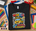 The Wheels on the Bus Go Round Shirt, Back to School Bus Tee