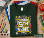 5th Grade Back to School Shirt, First Day of 5th Grade Tee, School Bus Student Shirt, Fifth Grade Kids Gift, Elementary School Apparel