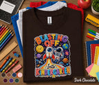 Blasting Off Into Kindergarten Shirt, Space Back to School Tee, First Day of Kindergarten Shirt, Rocket Astronaut School Gift Kids