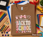 Welcome Back to School Shirt, Coquette Teacher Shirt, Cute Back to School Tee, First Day of School Outfit, Teacher Appreciation Gift Tee