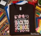 Welcome Back to School Shirt, Coquette Teacher Shirt, Cute Back to School Tee, First Day of School Outfit, Teacher Appreciation Gift Tee