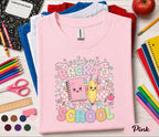 Welcome Back to School Shirt, Cute Teacher Back to School Tee, First Day of School T-Shirt, Preschool Kindergarten Classroom Apparel Gift