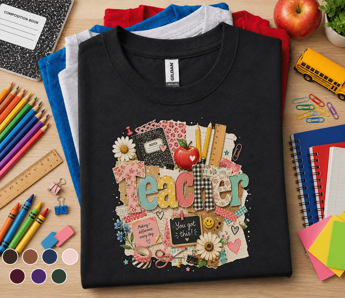 Teacher Shirt, Back to School Teacher Tee