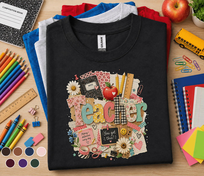 Teacher Shirt, Back to School Teacher Tee