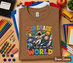 5th Grade Is Out of This World Shirt, Astronaut Back to School Tee, Space Theme Fifth Grade Student Gift, First Day School Galaxy Shirt