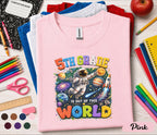 5th Grade Is Out of This World Shirt, Astronaut Back to School Tee, Space Theme Fifth Grade Student Gift, First Day School Galaxy Shirt