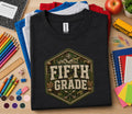Fifth Grade Camo Shirt, Outdoor Adventure Back to School Tee