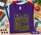 5th Grade Camo Hunting Shirt, Back to School Fifth Grade Tee, Deer Antler First Day of School Shirt, Hunter Student Gift, Woodland Camo Kids