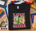 Later Third Grader Shirt, Cute Alligator Graduation Shirt
