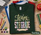 Team 5th Grade Shirt, Cute Matching Fifth Grade Teacher Team Tee, Back to School Classroom Shirt, Elementary School Teacher Gift