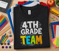 4th Grade Team Shirt, Fourth Grade Back to School Tee