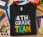 4th Grade Team Shirt, Fourth Grade Back to School Tee