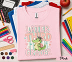 Later Third Grader Shirt, Cute Third Grade Alligator Back to School Shirt, First Day of 3rd Grade Tee, Funny Student Gift for Girls Kids