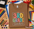 3rd Grade Teacher Shirt, Back to School Teacher Tee, Third Grade Teacher Gift, First Day of School Shirt, Elementary School Teacher Apparel