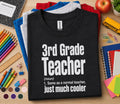 3rd Grade Teacher Shirt, Third Grade Teacher Definition Tee