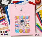 3rd Grade Is Out of This World Shirt, Space Back to School Tee, Astronaut First Day of Third Grade Shirt, Rocket Galaxy Student Gift