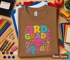 Matching 3rd Grade Squad Shirt, First Day of 3rd Grade Tee, Back to School Shirt, Cute Third Grade Group Outfit, Colorful Heart School Shirt