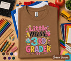 Little Miss 3rd Grader Shirt, Cute Back to School Girl Tee, First Day of Third Grade Shirt, School Princess Student Outfit, Third Grade Gift
