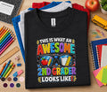 Awesome 2nd Grader Shirt, This Is What an Awesome 2nd Grader Looks Like Tee
